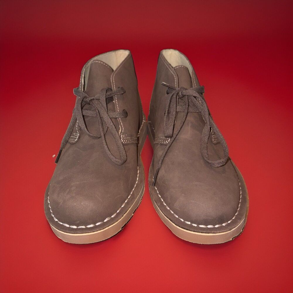 LL Bean Womens 11M Stonington Chukka Boots Brown Suede Leather 507370 - Picture 2 of 6